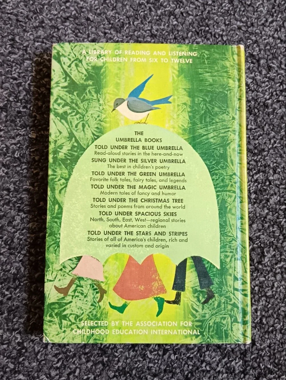 60s Fairycore 'Told Under the Green Umbrella' Fairy Tales Hardcover Cottage Book